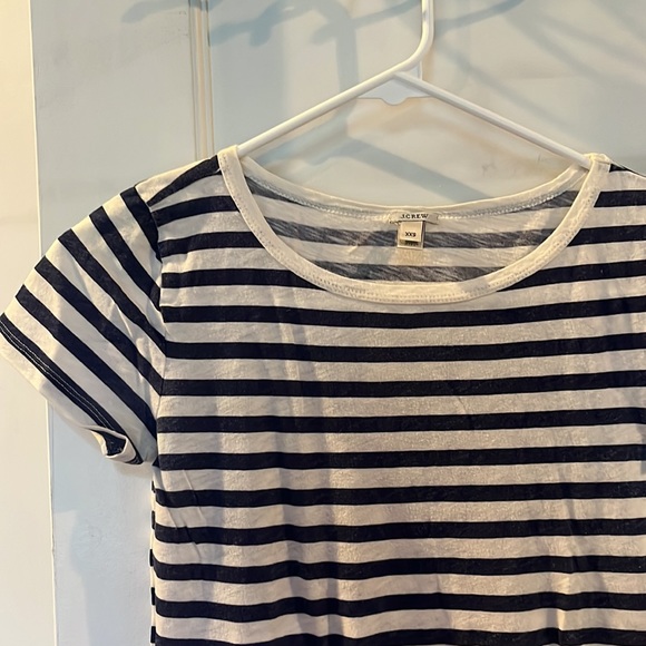 J. Crew Navy and White Striped Tee - Picture 2 of 5